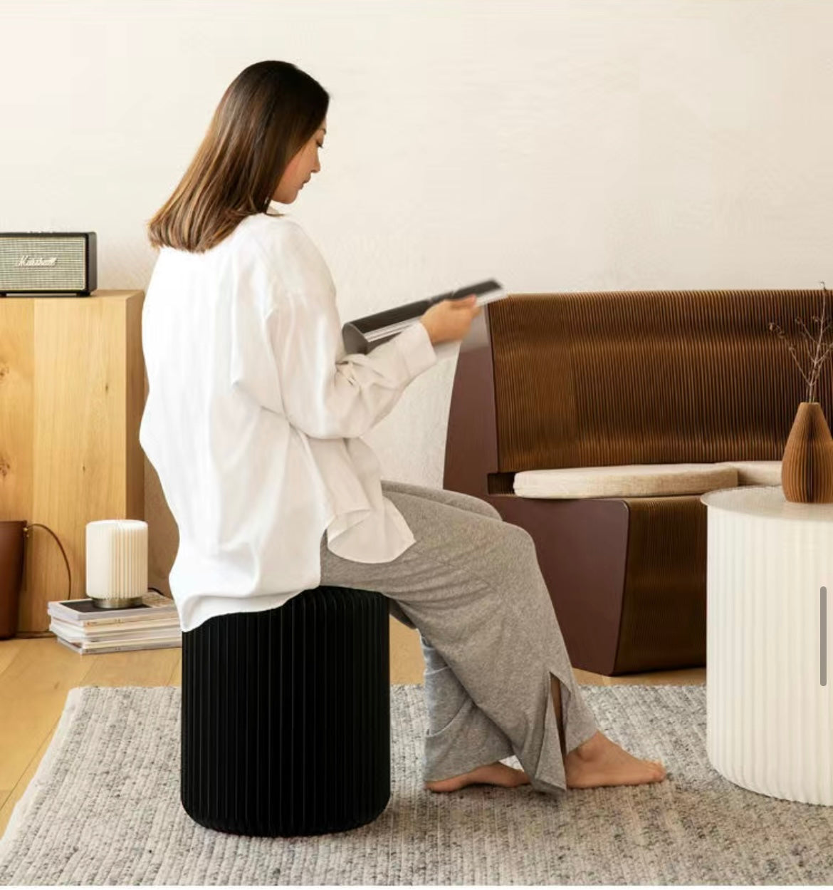 Folding Paper Stool