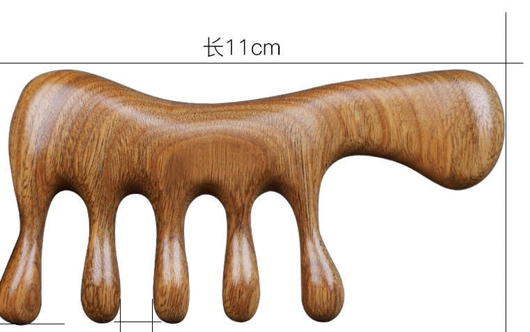 Wood Large Wide Tooth Hair Comb