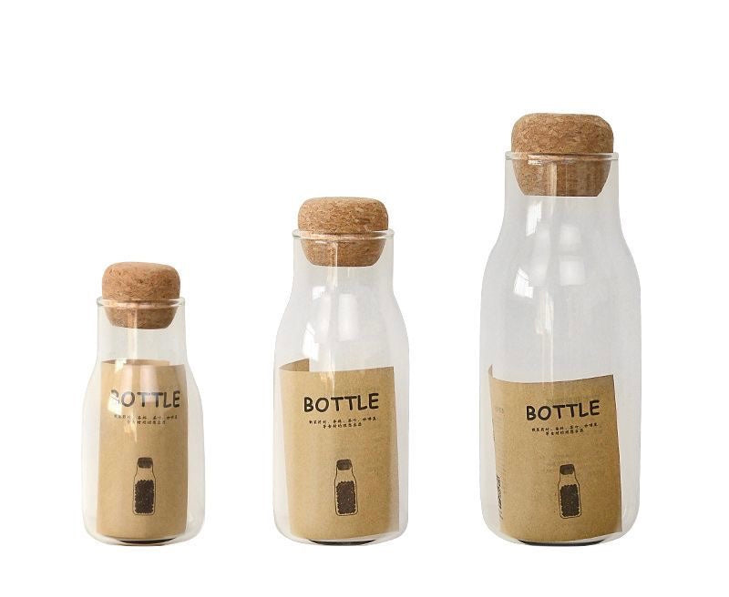 Wood Cork Bottle