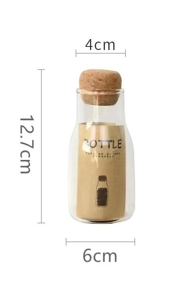 Wood Cork Bottle