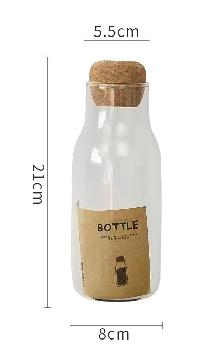 Wood Cork Bottle