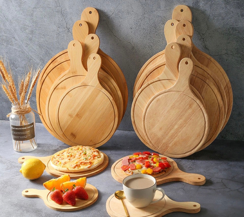 Wooden Pizza Tray (Set of 5)