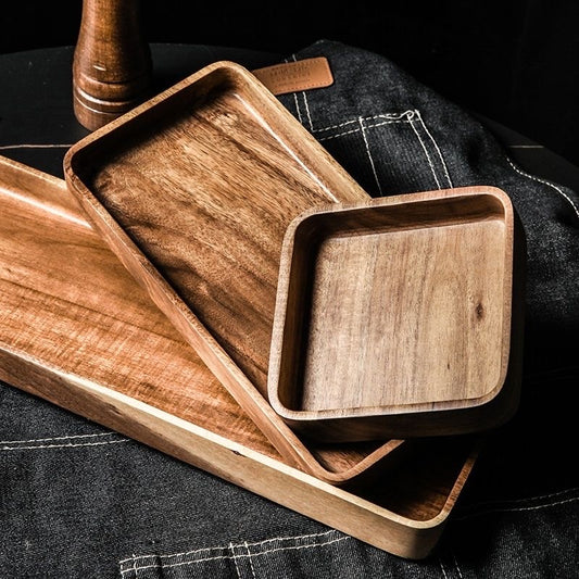 Wooden Food Serving Tray