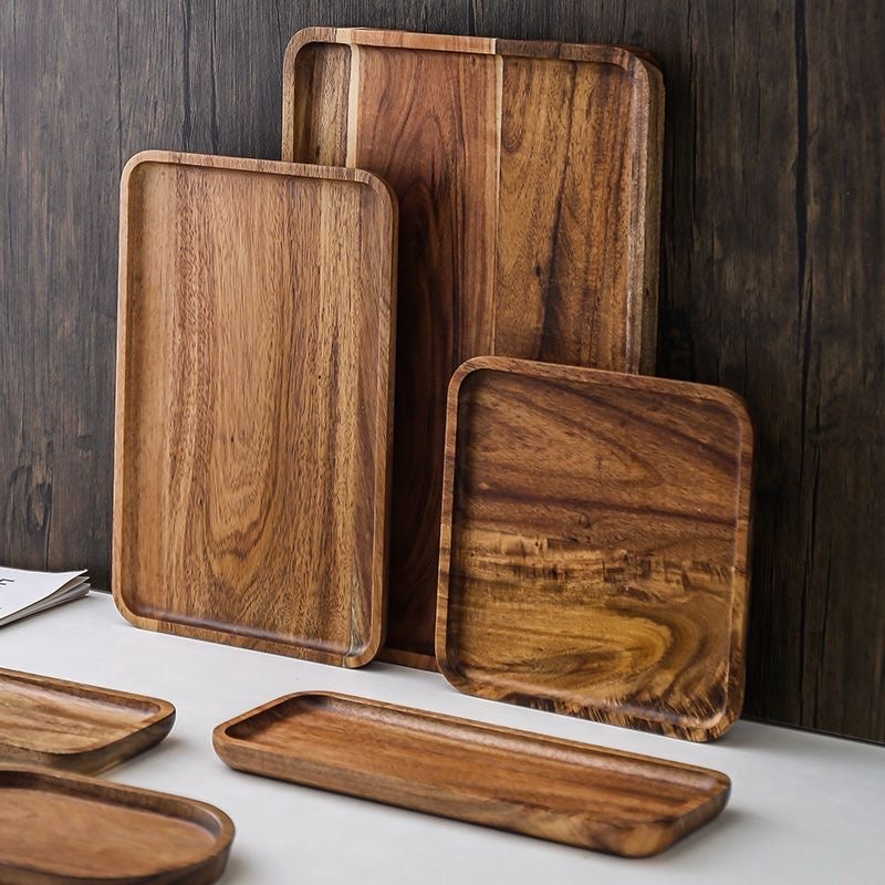 Wooden Food Serving Tray