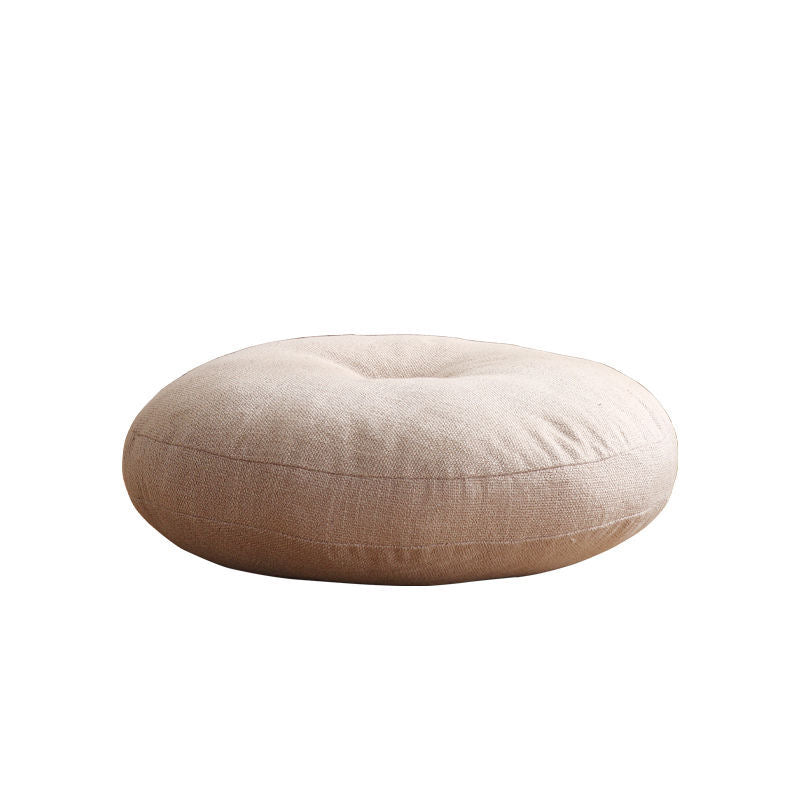Round Linen Cushion