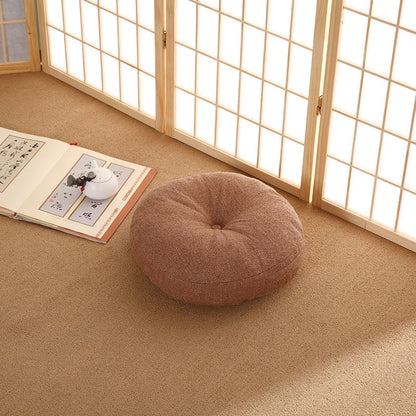 Round Linen Cushion