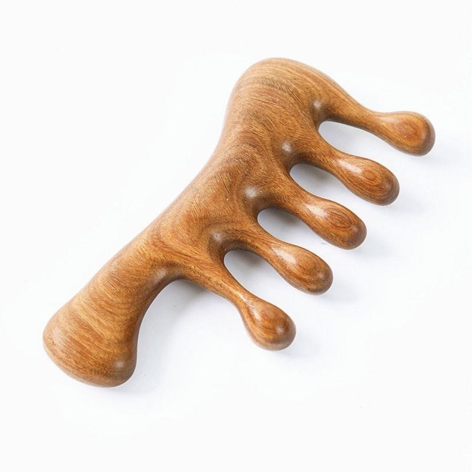 Wood Large Wide Tooth Hair Comb