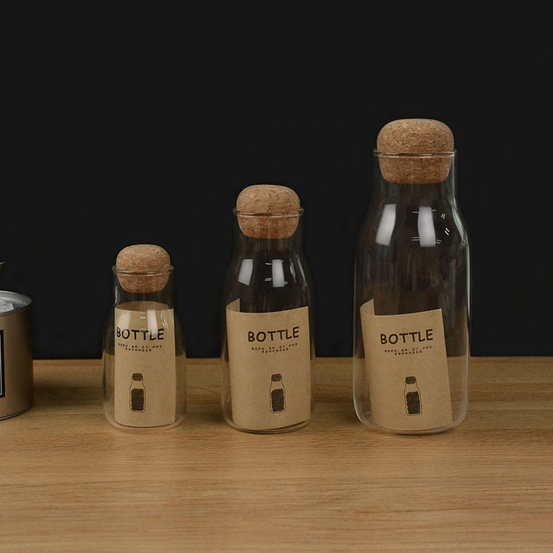 Wood Cork Bottle