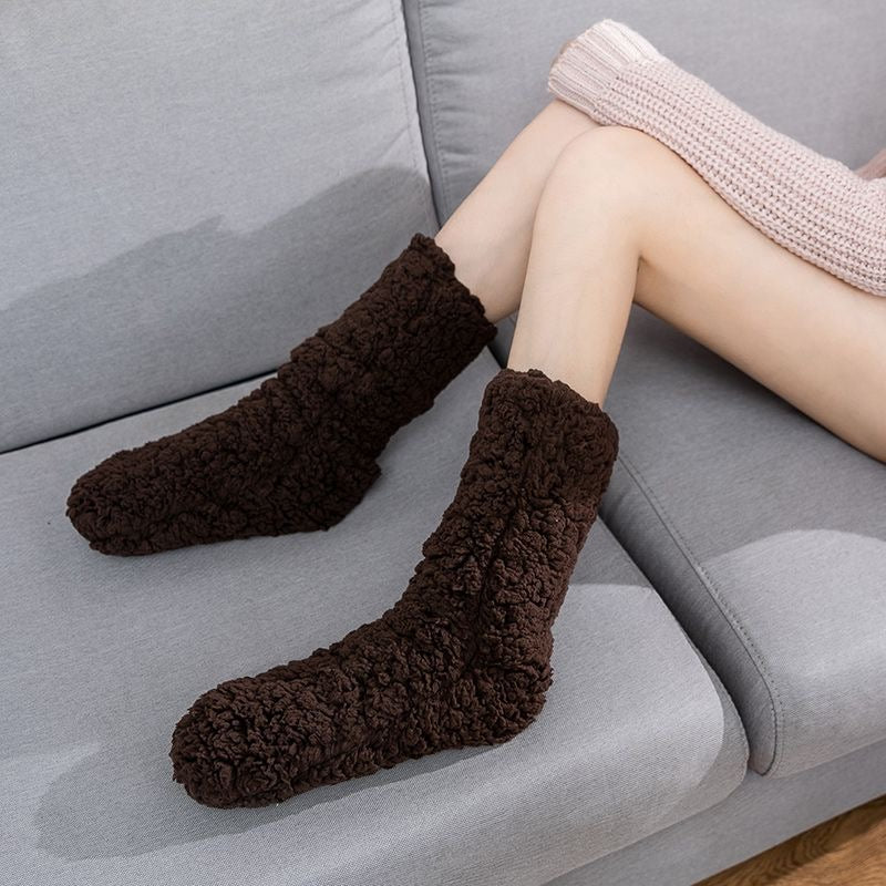 Extra-thick thermal household socks
