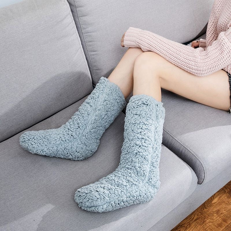 Extra-thick thermal household socks
